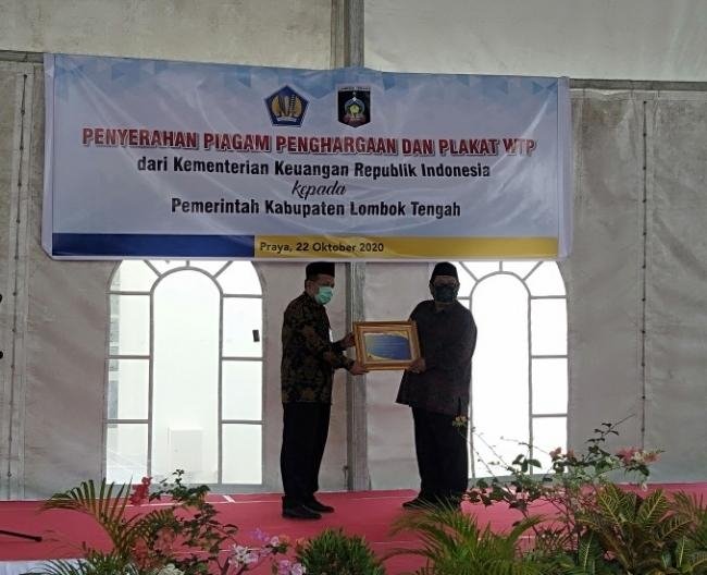 Lombok Tengah, Terima Penghargaan WTP 8 Kali Berturut-turut.