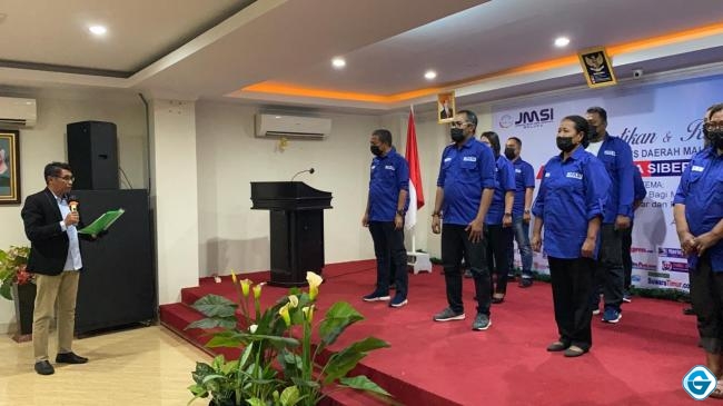 Mahmud Marhaba Lantik 16 Pengda JMSI Maluku Periode 2020-2025