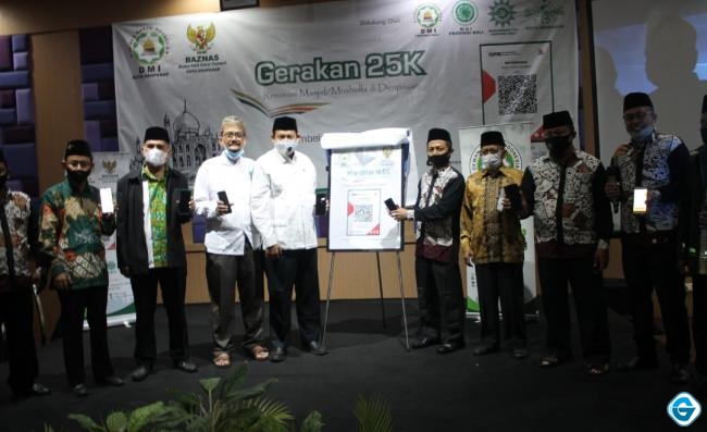 PD DMI Kota Denpasar Launching Gerakan 25K Untuk Renovasi Masjid/Musholla se-Denpasar Bali