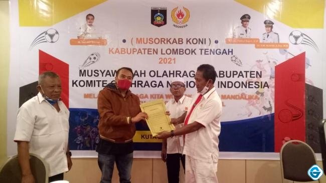 Pimpin KONI Lombok Tengah, MSQ Ajak Semua Pihak Berkalaborasi