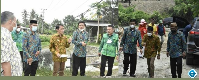 Pemkab Gorontalo Tinjau Proyek 30 Miliar di Kecamatan Mootilango
