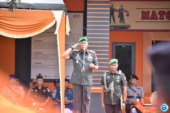 Danrem 133/NW Pimpin Upacara Peringatan HUT Basarnas Ke 51 Tahun 2023 Provinsi Gorontalo