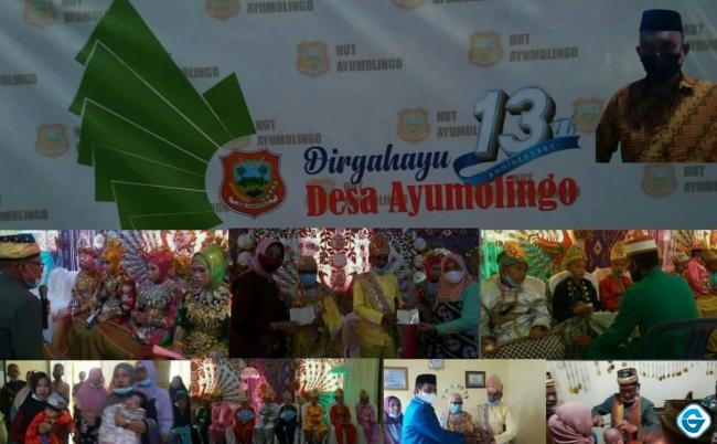 Desa Ayumolingo Gelar Kegiatan HUT Ke-13 Tahun 2021