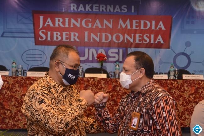 Kejutan untuk Firli Bahuri Hingga Penghargaan untuk Jawa Tengah, Hiasi Rangkaian Rakernas I JMSI di Semarang