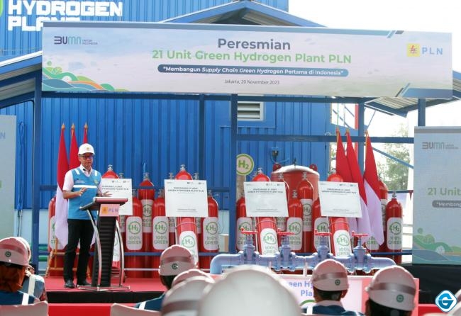 PLN Resmikan 21 Unit Green Hydrogen Plant, Mampu Produksi Hingga 199 Ton Hidrogen Per Tahun