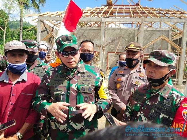 Brigjen TNI Syafrial Apresiasi TMMD 108 Kodim 1628/SB