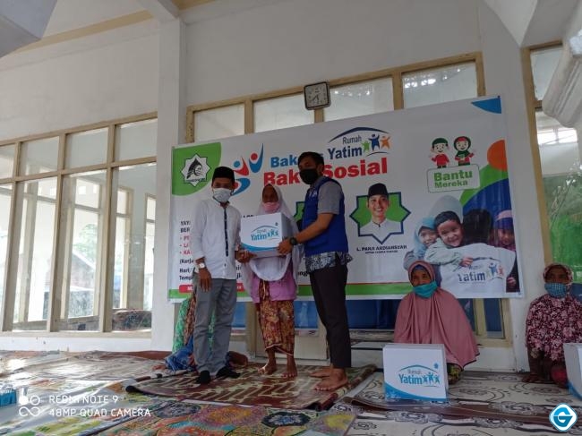 Yayasan Nurul Bayan Lombok dan Rumah Yatim NTB Gelar Bakti Sosial