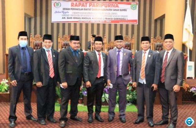 Said Ismail Kholil Alaydrus Gantikan H M Alpiya Rahman Sebagai Wakil Ketua DPRD Tanbu