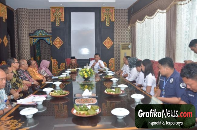 Audiensi BNN Provinsi NTB dengan Bupati Kabupaten Lombok Barat, H. Fauzan Khalid, M.Si