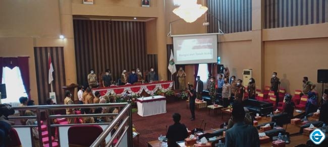 Rapat Paripurna DPRD Tanbu: Penetapan Propemperda Tahun 2021