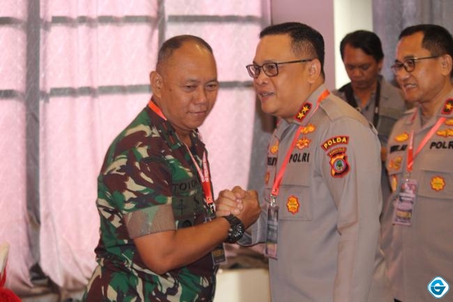 Polda Gorontalo bersama Korem 133/NWB Gelar FGD TNI Polri Bahas Kesiapan Pengamanan Pemilu dan Pilkada Serentak 2024