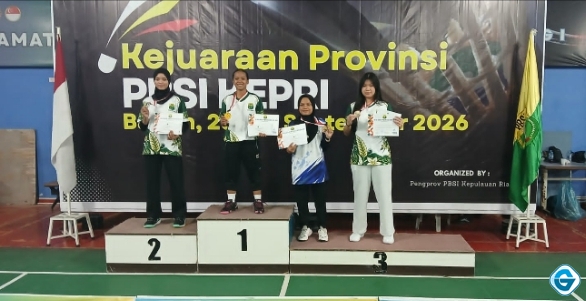 Iffah Hurriyah Persembahkan Medali Perunggu untuk Natuna di Kejurprov PBSI Kepri 2026
