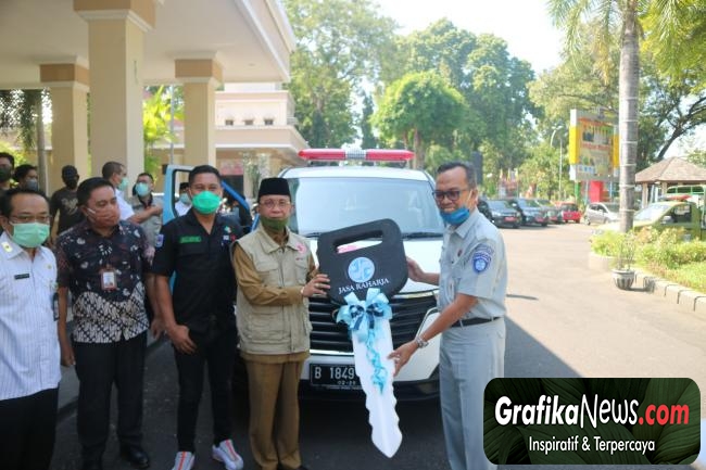 Walikota Mataram Bersama Kepala Cabang PT Jasa Raharja NTB
