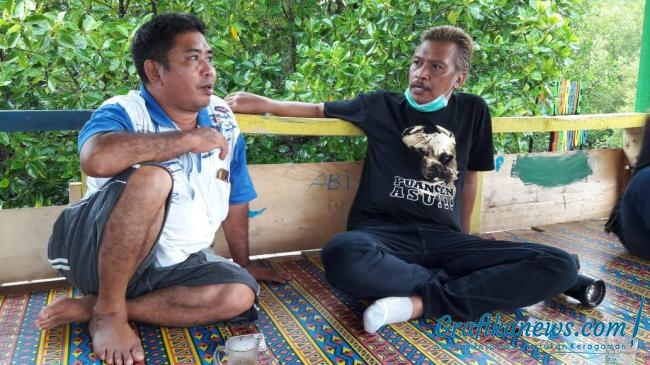 Kadis Pariwisata Lobar, H. Saiful Ahkam bersama Keoala Dusun cemara, Mus