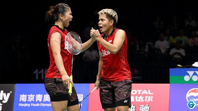 Ganda Putri Indonesia, Greysia Polii/Apriyani Rahayu Lolos Final Thailand Open. (Foto: Bola.com)