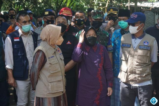 Mensos RI Akan Siapkan Fasilitas Standar PBB Bagi Korban Banjir di Lombok Barat