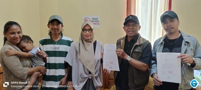Posbakum Desa Meninting Fasilitasi Mediasi Sengketa Warga, Permasalahan Hutang Piutang dan Persewaan Kendaraan Berakhir Damai