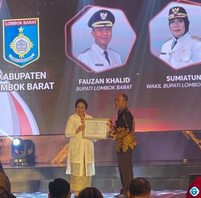 Pemda Lombok Barat Raih Predikat Nindya Kabupaten Layak Anak 2023