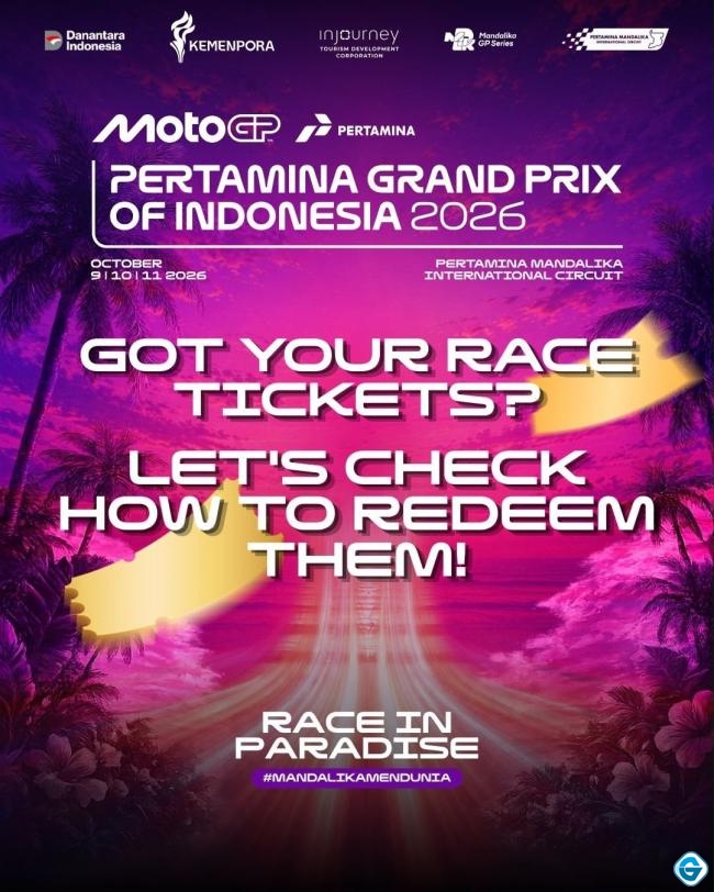 Tiga Titik Penukaran Tiket MotoGP Mandalika 2026 Resmi Dibuka, Simak Jadwal dan Syaratnya