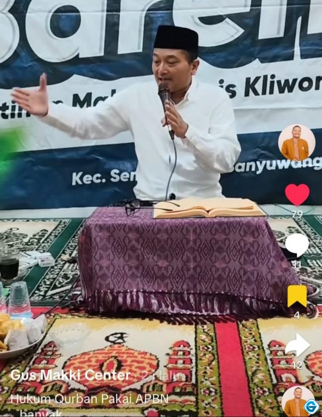 Gus Makki Tegaskan Pemberian Hewan Kurban Presiden Gunakan APBN Sah Secara Fiqih