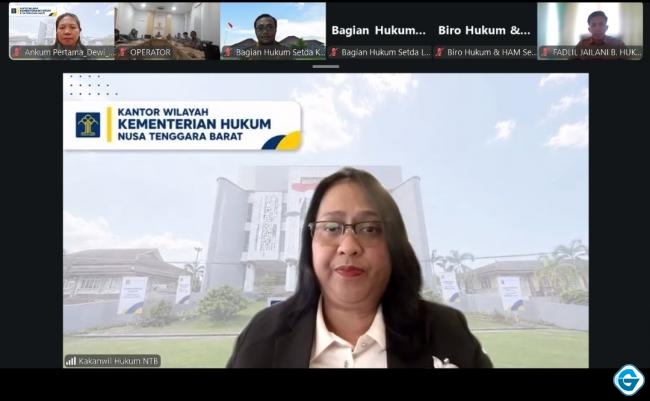 Kemenkum NTB Dorong Penguatan Reformasi Hukum Daerah melalui Sosialisasi Indeks Reformasi Hukum Tahun 2027