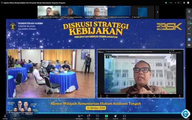 Kanwil Kemenkum NTB Ikuti DSK Pengesahan Koperasi, Dorong Penguatan Kebijakan Berkelanjutan