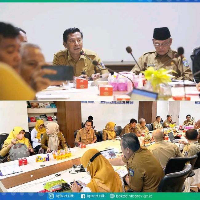 Evaluasi Pelaksanaan Belanja dan Evaluasi evektifitas serapan anggaran BPKAD Gelar Rapat Dengan Inspektorat