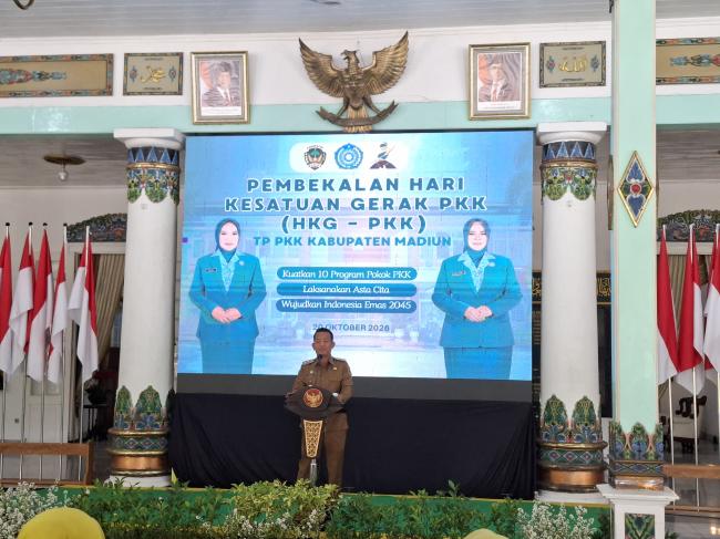 Perkuat 10 Program Pokok PKK, TP PKK Kabupaten Madiun Gelar HKG Menuju Indonesia Emas 2045 
