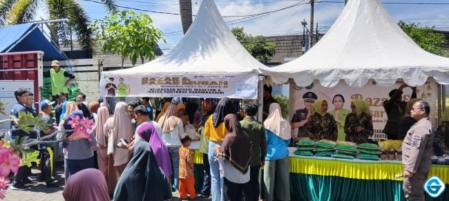 Kejari Magetan Adakan Bazar Pasar Murah Di Halaman