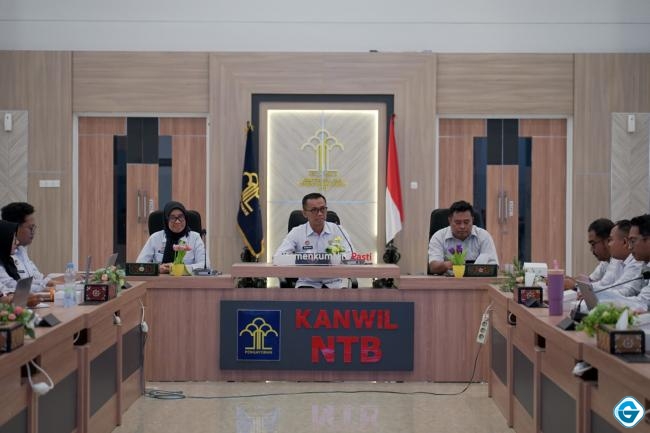 Gelar Rakor, Kemenkum NTB Perkuat Tindak Lanjut Perbaikan Pelayanan Publik