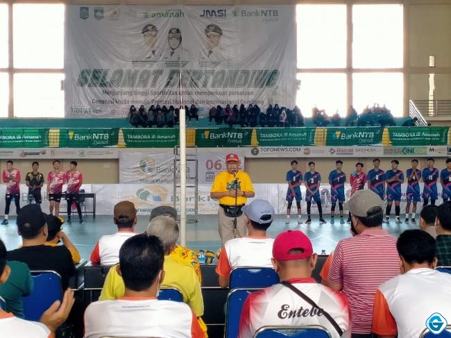 Jaring Atlit-Atlit Muda Berbakat, Turnament Voli Gubernur Cup 2022 Antar Pelajar se-NTB Digelar