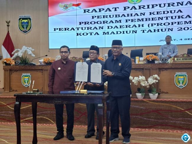 DPRD Kota Madiun Gelar Rapat Paripurna Propemperda 2026, Bahas Penyesuaian Regulasi Hingga Kenaikan Santunan Kematian
