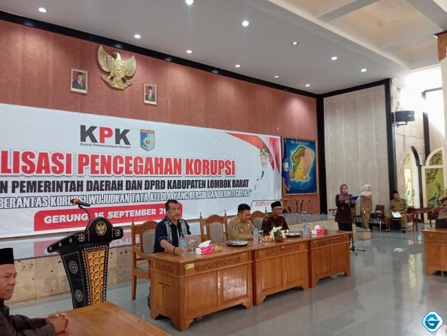 KPK Ingatkan Titik Rawan Korupsi, Pemkab Lombok Barat Tegaskan Komitmen Integritas