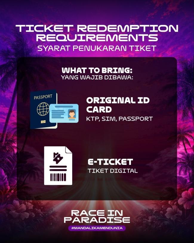 Tiga Titik Penukaran Tiket MotoGP Mandalika 2026 Resmi Dibuka, Simak Jadwal dan Syaratnya
