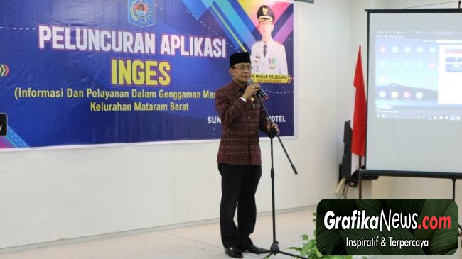Walikota Mataram H. Ahyar Abduh Memberi  Sambutan 