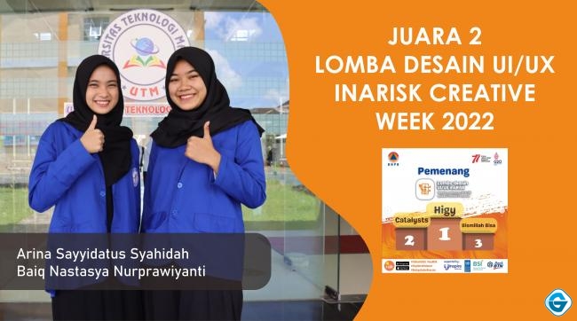 Mahasiswi Berprestasi, Sabet Juara 2 Ajang InaRISK Creative Week 2022 Tingkat Nasional