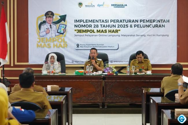 Dorong Kemudahan dan Kecepatan Perizinan, Pemkab Madiun Luncurkan 