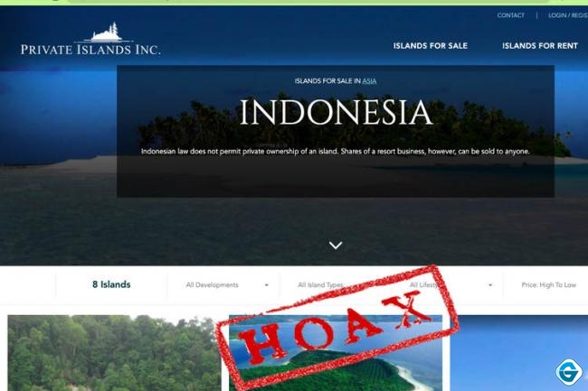 Gili Tangkong Diinformasikan Dijual di Salah Satu Situs Online, Ternyata Hoax