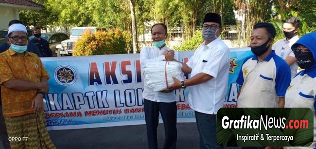 IKAPTK Lombok Barat Sumbang APD dan Ribuan Masker