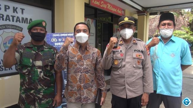 Kecamatan Kediri Terus Bersinergi Sukseskan Vaksinasi di Lombok Barat 