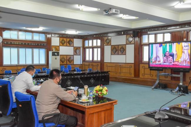Gubernur dan Forkopimda Hadiri Rakor Sinergitas Terkait dengan Omnibus Law