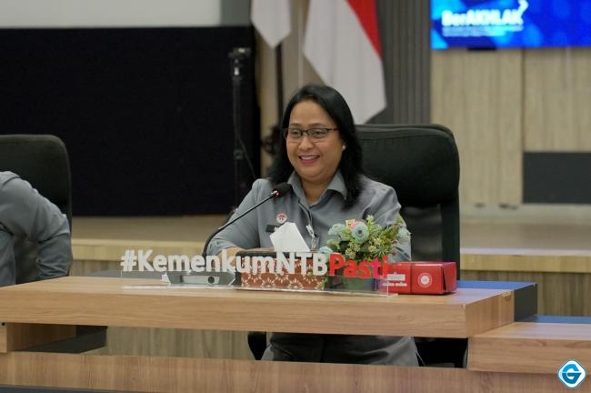 Kakanwil Kemenkum NTB, I Gusti Putu Milawati.