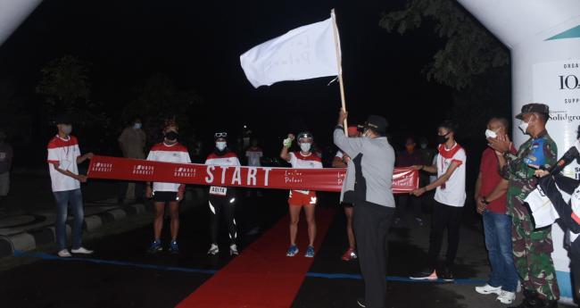 Melepas Empat Laskar Pelari Peserta Lombok Charity Run, Ini Pesan Bupati KLU
