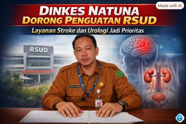 Dinkes Natuna Dorong Penguatan RSUD, Layanan Stroke dan Urologi Jadi Prioritas