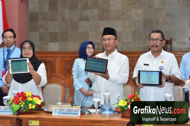 Di NTB, Lombok Barat Menjadi Yang Pertama Melaunching SP Online 2020