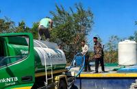 BPBD KLU bersama Bank NTB Konsisten Salurkan Air Bersih untuk Masyarakat Terdampak Kekeringan
